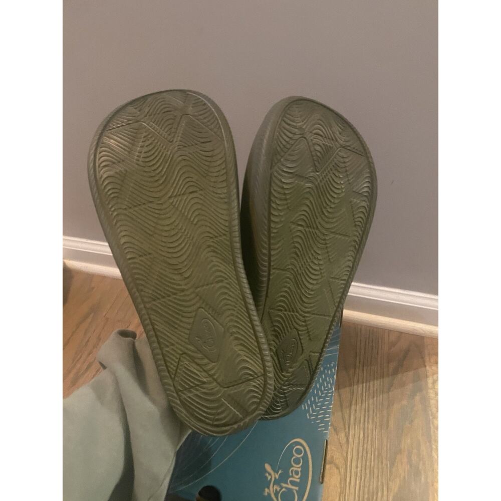 Chaco Men's Sandals in Olive and Taupe - Picture 7 of 7